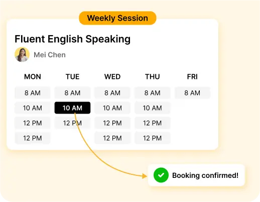 Book a session