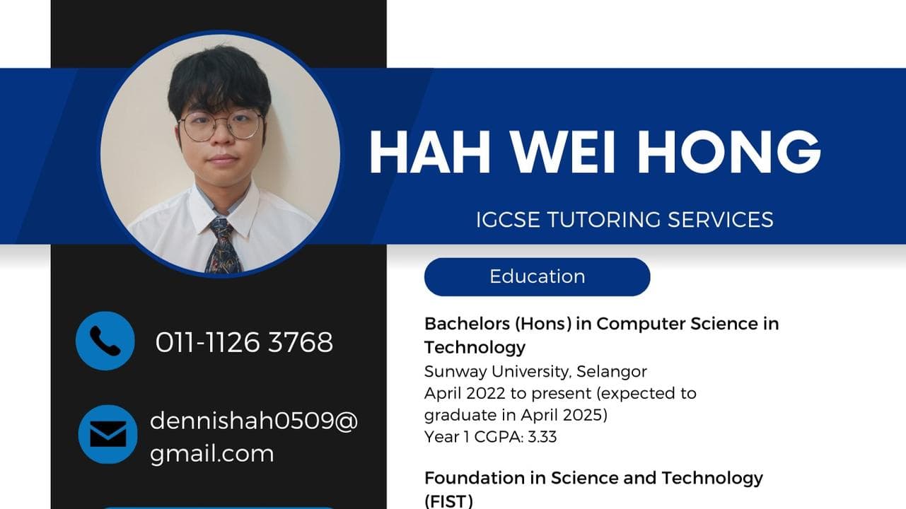 IGCSE Tutoring Services for Mathematics, Physics and Biology